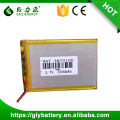 Bateria longa de Atleta GLE 3.7v do perseguidor 3.7v de GPS da bateria do Li-polímero 3870100 3500mAh